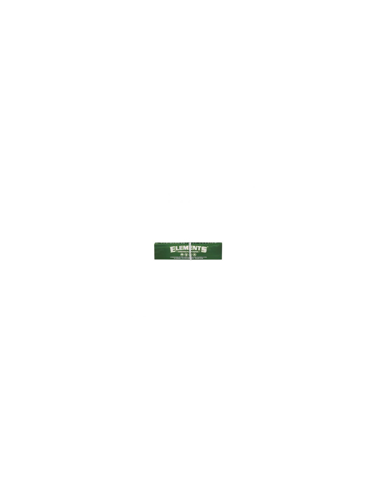Foite neinalbite din plante King Size Slim 'Elements' Green Connoisseur cu filtre