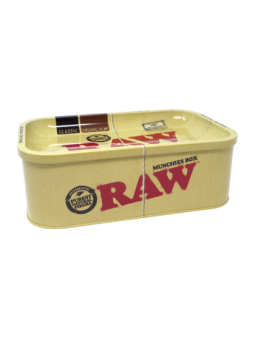 Cutie metalica 'Raw' cu tava de rulat