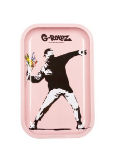 Tava G-Rollz Banksy's 'Flower Thrower Pink' Medium