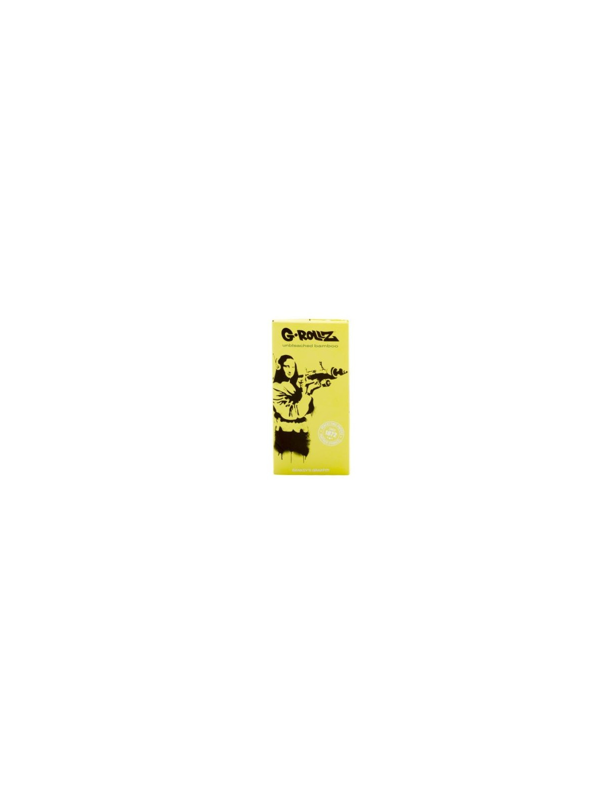 Foite King Size Slim G-Rollz 'Mona/Peace' din bambus cu santier si filtre