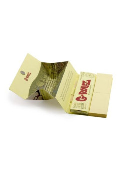 Foite King Size Slim G-Rollz 'Panda Gunnin' din Canepa Organica + santier si filtre