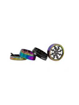 Grinder Grace Glass 'crank and window' Rainbow Mic - 4part Ø-50mm