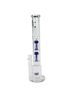 BL Ice Bong HoneyComb 2x 6-Arm Tree Perco blue H- 470mm