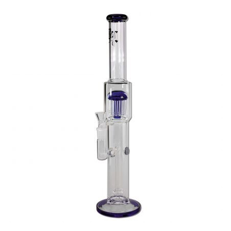 BL Glass Bong Drum + Tree Percolator H-450mm