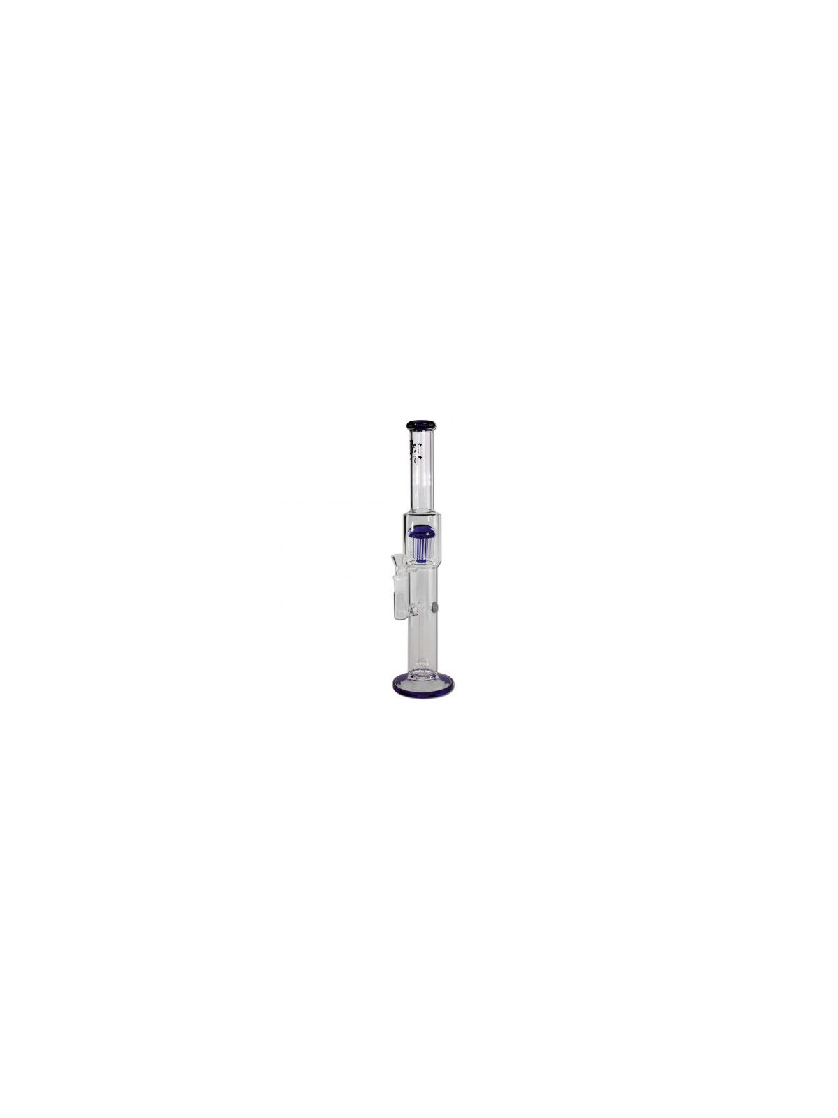 BL Glass Bong Drum + Tree Percolator H-450mm