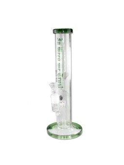 Black Leaf In Weed We Trust Cylinder Bong Ice H-345mm