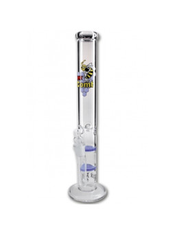 Bong 'Black Leaf' cu Gheata si x2 HoneyComb Albastru H-450mm