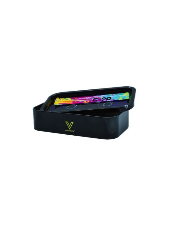 Cutie metalica Syndicase cu capac 12x7 Cassette
