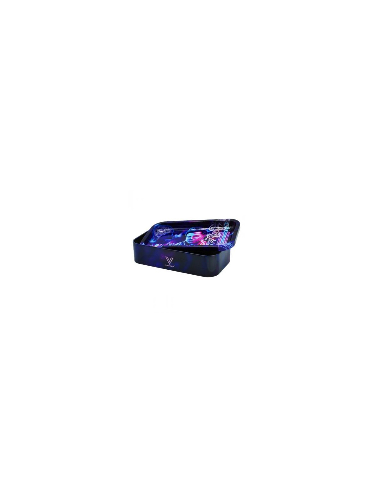 Cutie metalica Syndicase cu capac 12x7 Space Xhale