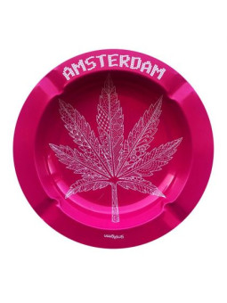 Scrumiera Metalica Best Buds – Pink Weed Leaf
