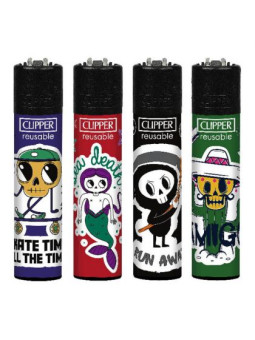 Bricheta Clipper Sticker Skulls