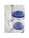 Bong 'Black Leaf' cu Gheata si x2 HoneyComb Albastru H-450mm