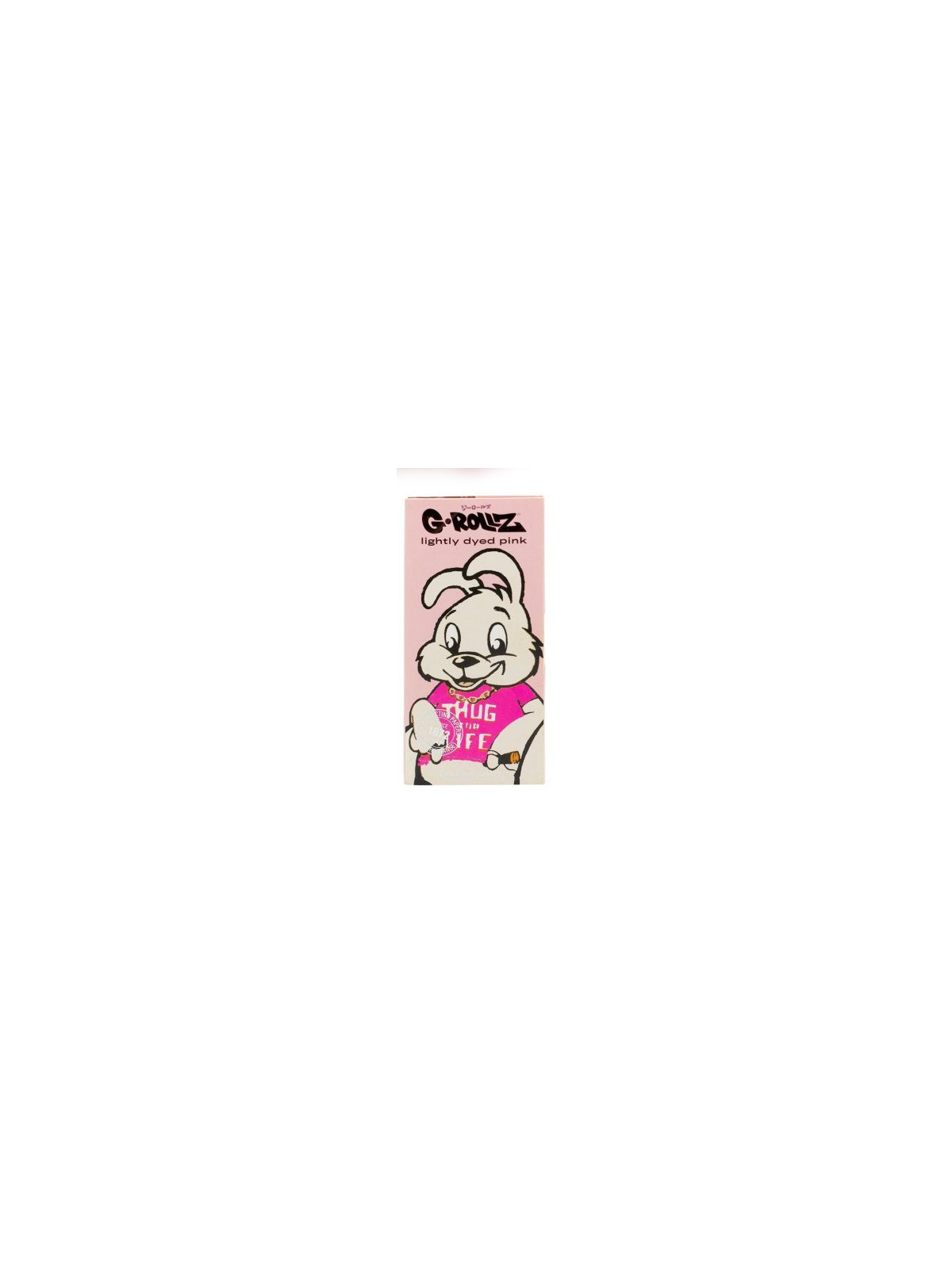 Foite King Size Slim G-ROLLZ Roz Banksy's Graffiti 'Thug Life' + santier si filtre