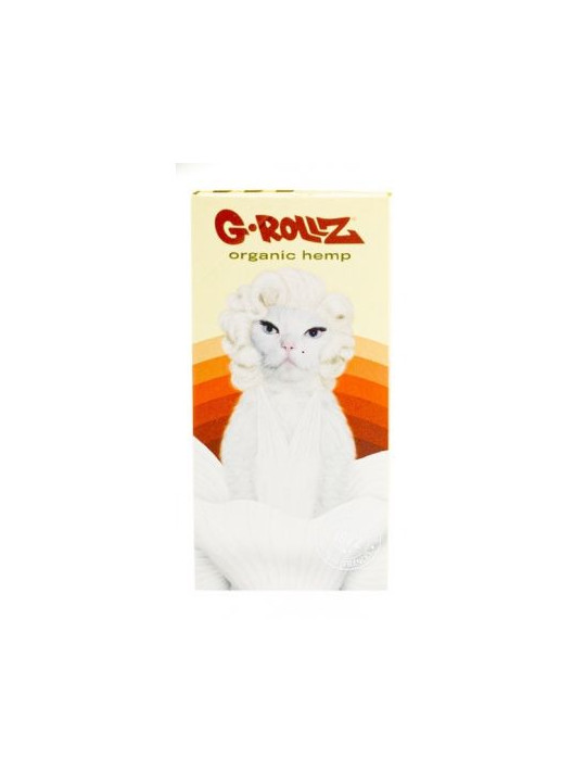Foite King Size Slim G-Rollz 'Diamond' din Canepa Org. extra-subtiri cu santier si filtre