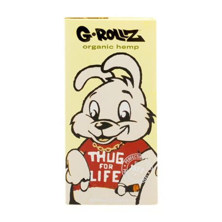 Foite King Size Slim G-Rollz 'Thug Life' din Canepa Organica + santier si filtre