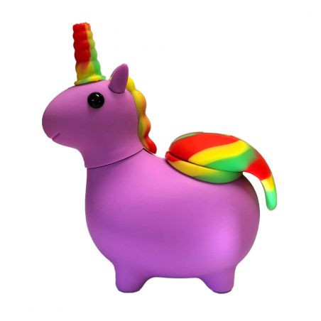 Pipa Unicorn Mov din Silicon