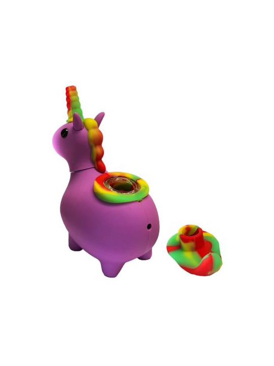 Pipa Unicorn Mov din Silicon