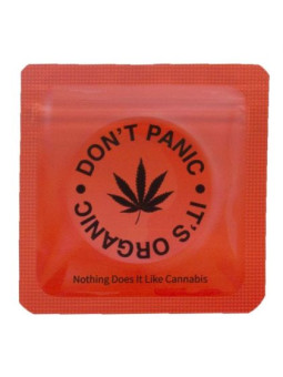 Pungi Zipp Anti-miros 'Don't Panic' 64x64mm