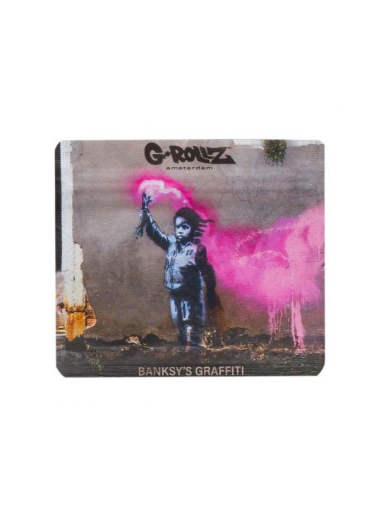 Pungi Zip Anti-miros Banksy's 'Torch Boy' 90x80 mm