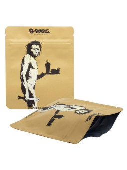 Pungi Zip Anti-miros Banksy's 'Fast Food Caveman' 100x125 mm