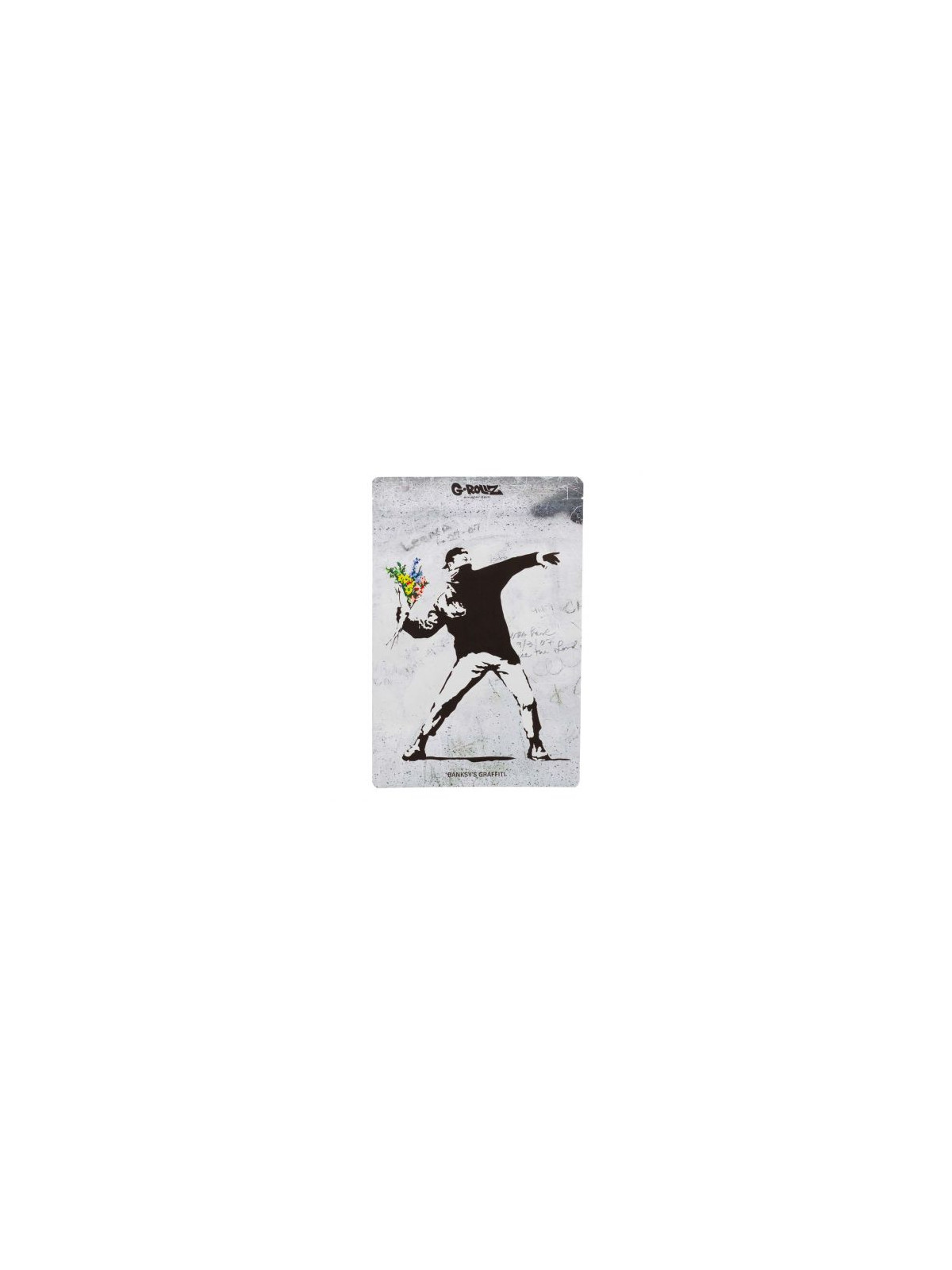 Pungi Zip anti-miros 'Banksy 'Flower Thrower'200x300mm