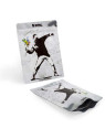 Pungi Zip anti-miros 'Banksy 'Flower Thrower'200x300mm