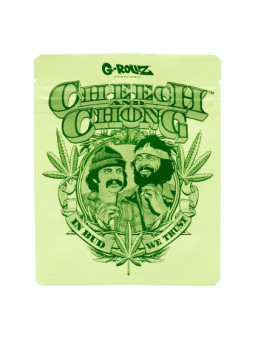 Pungi Zip Anti-miros Cheech & Chong 'Badge' 100x125mm