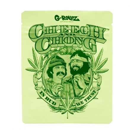 Pungi Zip Anti-miros Cheech & Chong 'Badge' 100x125mm
