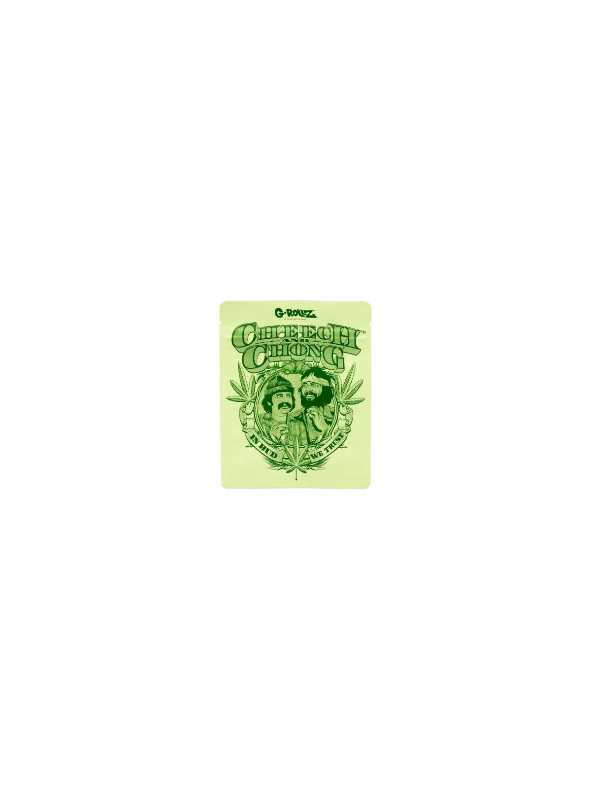 Pungi Zip Anti-miros Cheech & Chong 'Badge' 100x125mm