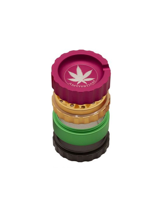 Amsterdam Rasta Grinder- 4part Ø-53mm