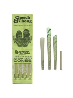 Conuri x 25 '1¼' G-Rollz Cheech & Chong(TM) - Organic Green Hemp