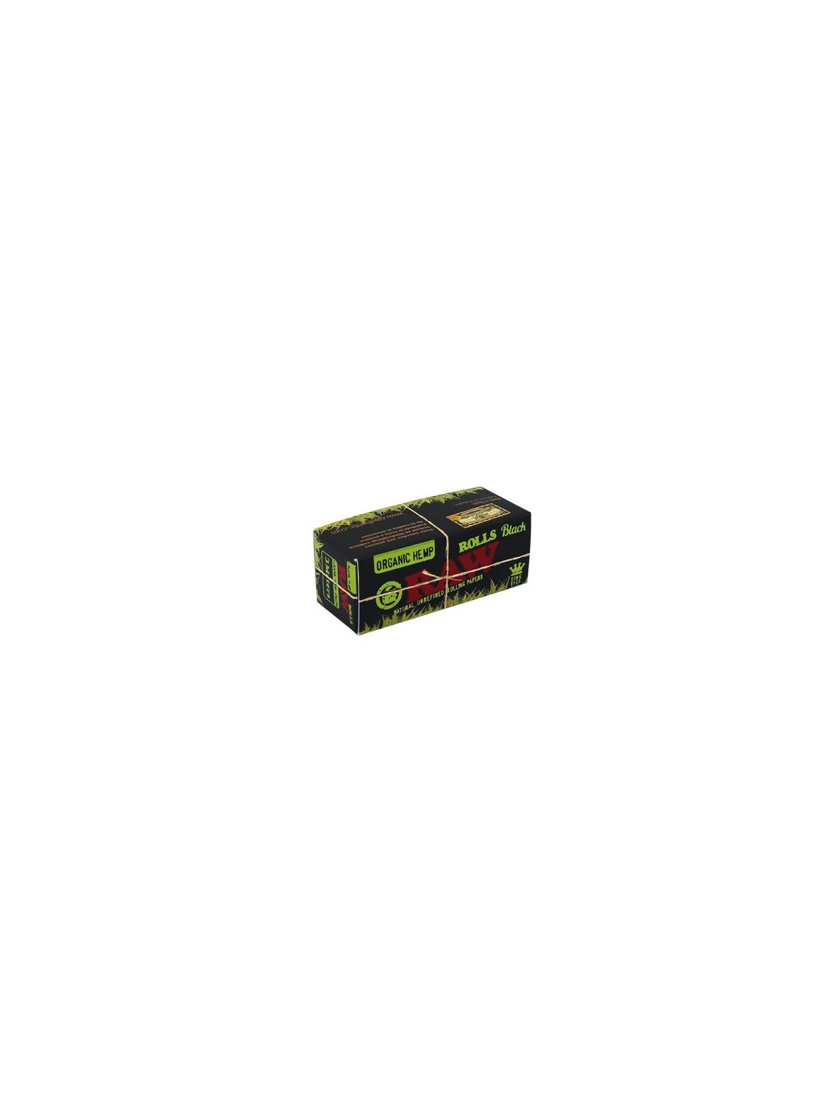 Rola Raw Black Extra-Subtiri din Canepa - 3m x 60mm