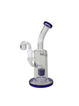 Bong Black Leaf Oil /Dab Rig with Drum Percolator H:228mm