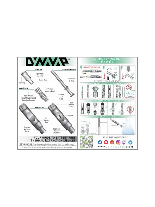 DynaVap The VonG i Titanium Vaporizer