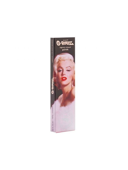 Foite King Size Slim G-ROLLZ ”Fabulous Face” Roz cu filtre