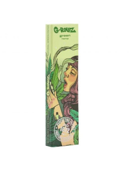 Foite King Size Slim G-ROLLZ Green Hemp ”Mushroom Lady” cu filtre