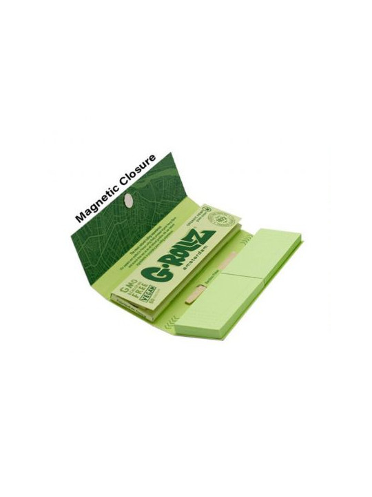 Foite King Size Slim G-ROLLZ Green Hemp ”Mushroom Lady” cu filtre