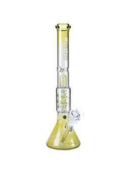 Bong 'Blaze' Percolator Yellow cu Gheata H-480mm