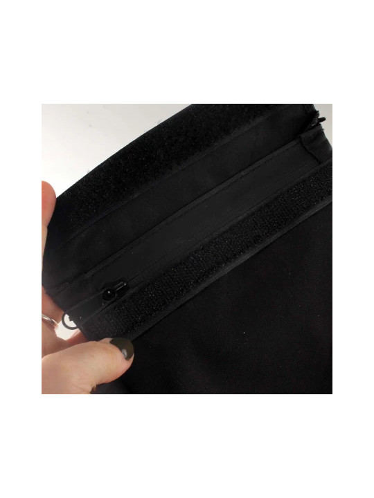 Geanta BLACK LEAF neagră, smell proof