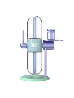 Bong 'Stündenglass Gravity Hookah' Khalifa Violet/Mint -400mm