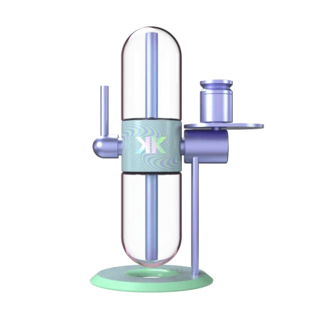 Bong 'Stündenglass Gravity Hookah' Khalifa Violet/Mint -400mm