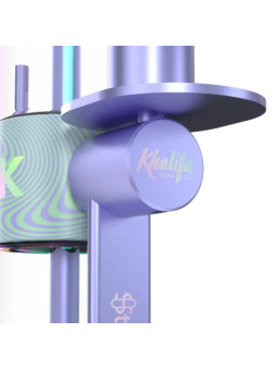 Bong 'Stündenglass Gravity Hookah' Khalifa Violet/Mint -400mm