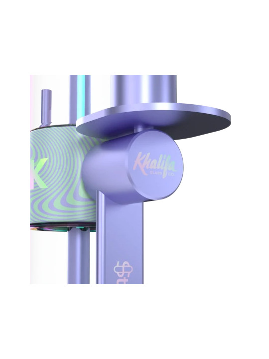 Bong 'Stündenglass Gravity Hookah' Khalifa Violet/Mint -400mm