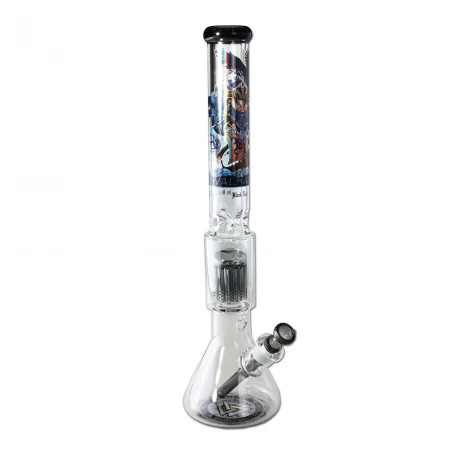 Bong 'Black Leaf' Boxed Perco VALHALLA