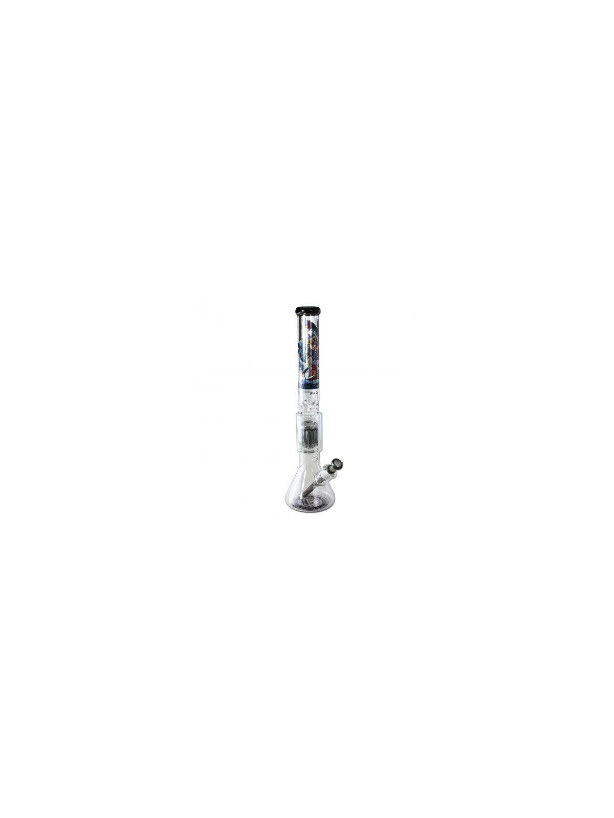 Bong 'Black Leaf' Boxed Perco VALHALLA