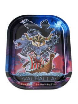 Bong 'Black Leaf' Boxed Perco VALHALLA