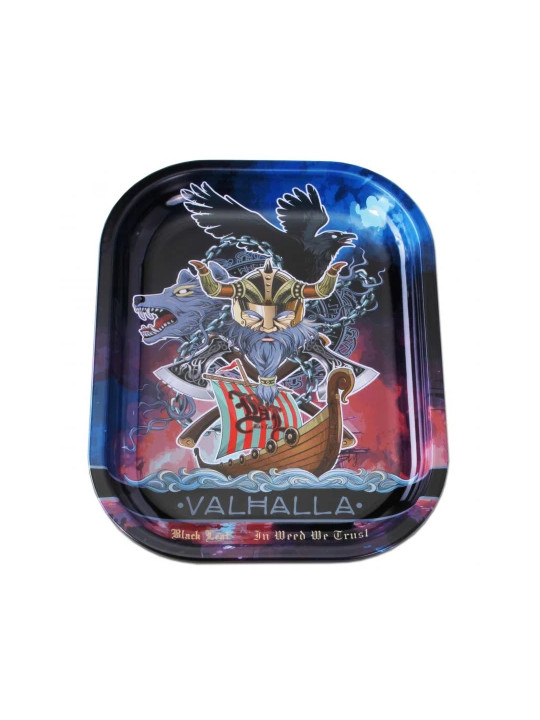 Bong 'Black Leaf' Boxed Perco VALHALLA