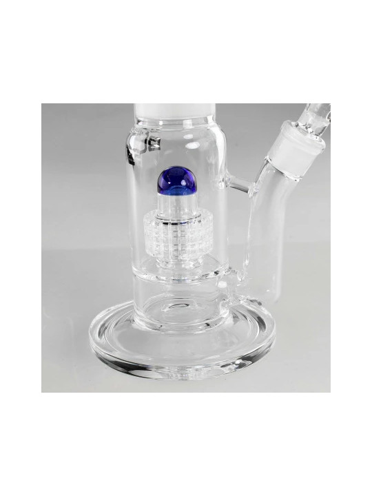 Bong 'Blaze' M+M with Drum Percolator blue
