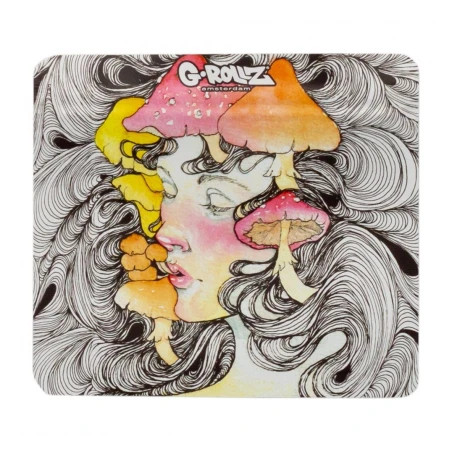 Pungi Zipp Anti-miros Banksy 'Mushroom Lady' 90x80 mm