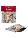 Pungi Zipp Anti-miros Banksy 'Mushroom Lady' 90x80 mm